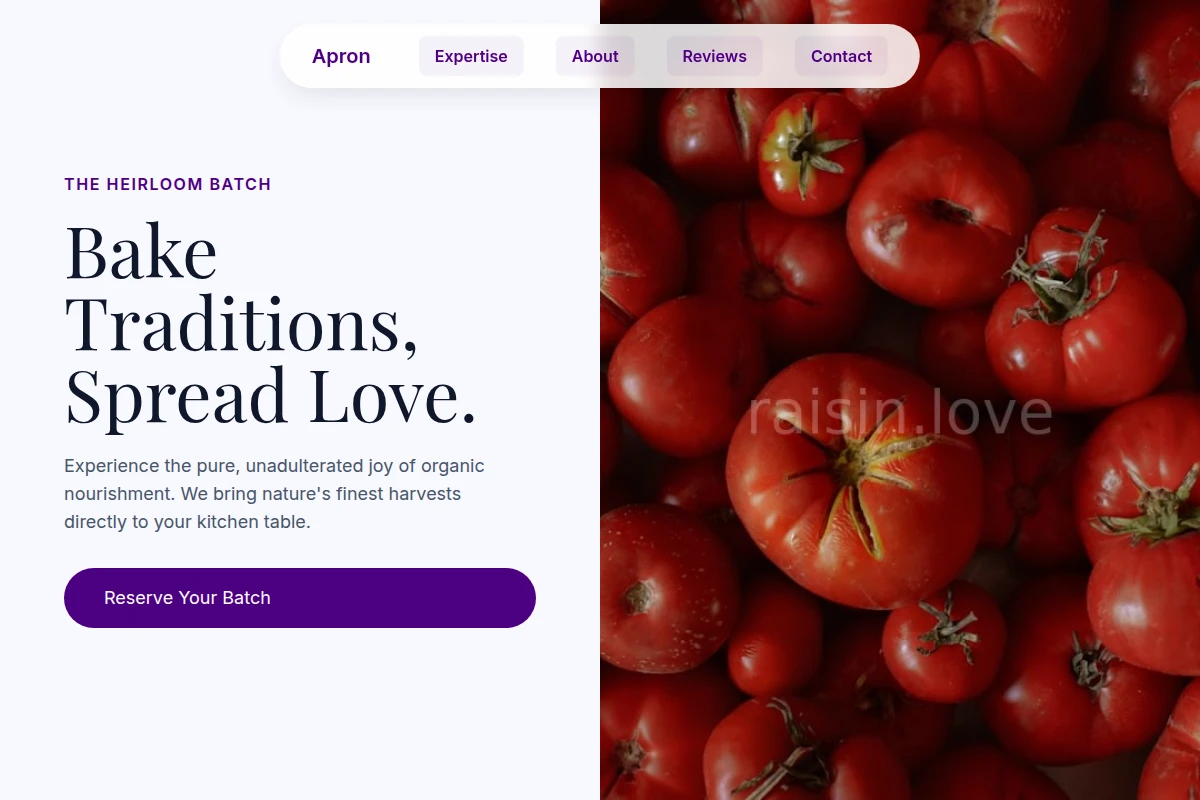 Apron Organic Food