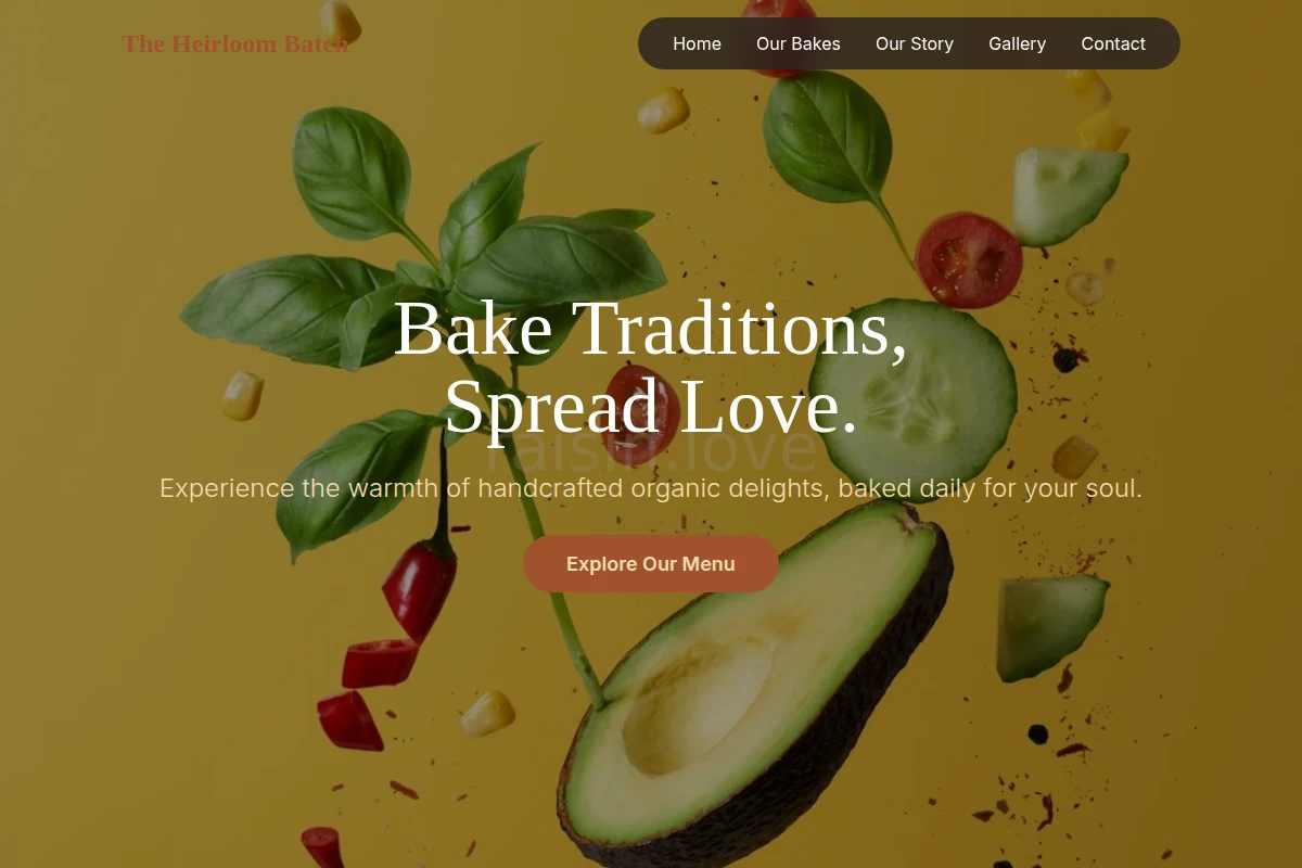 Toasted Organic Food