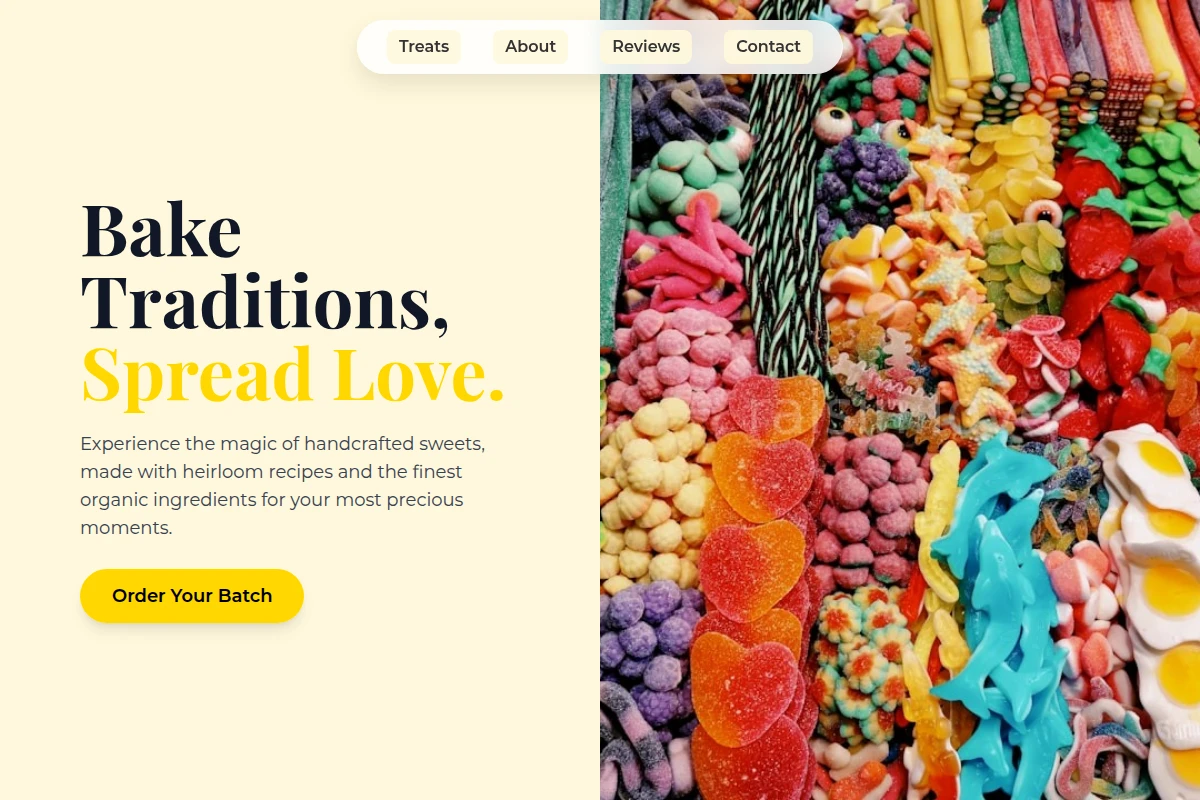 Handcrafted Sweets